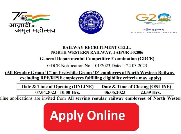 Indian Railway Loco Pilot Recruitment 2023 Apply For 238 Post www.rrcjaipur.in