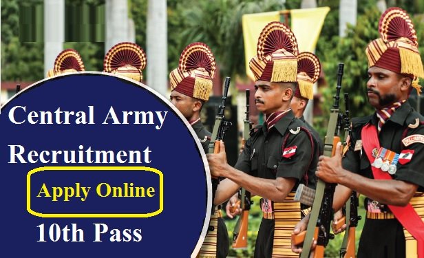Central Army Recruitment 2024 Apply For 10th Pass www.joinindianarmy.nic.in