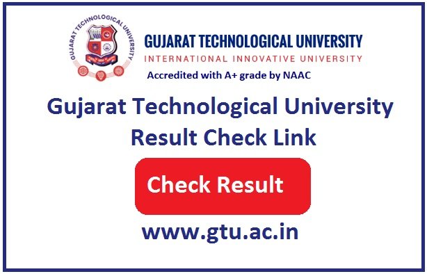 Gujarat Technological University Result 2023 Check Link www.gtu.ac.in