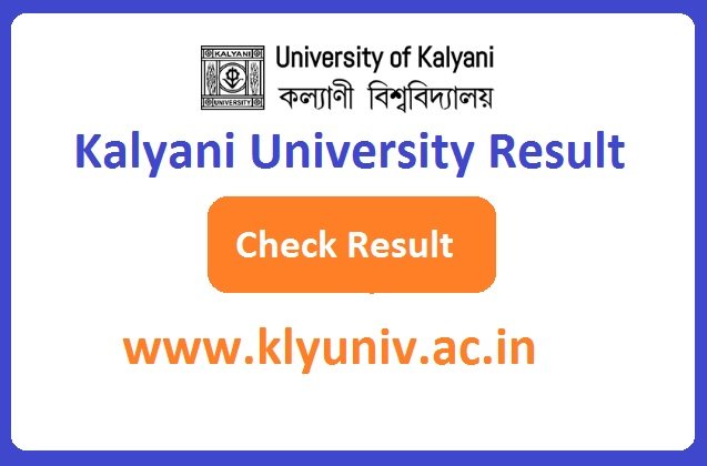 Kalyani University Result 2023 Check Link www.klyuniv.ac.in