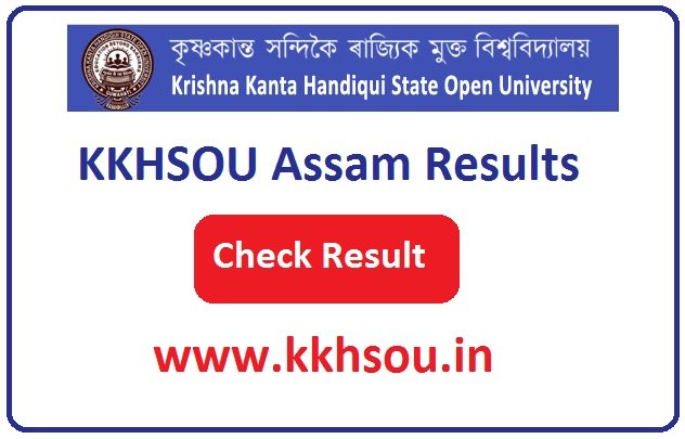 Krishna Kanta Handique State Open University Result 2024 www.kkhsou.in