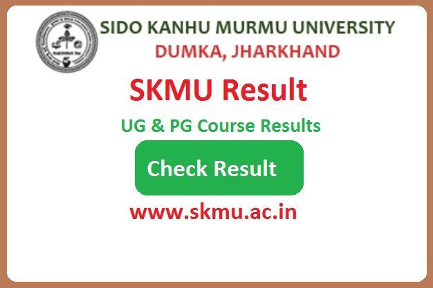 Sido Kanhu Murmu University Result 2023 Check Link www.skmu.ac.in