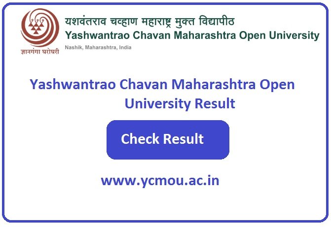 Yashwantrao Chavan Maharashtra Open University Result 2023 www.ycmou.ac.in