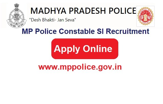 MP Police Constable SI Recruitment 2024 Apply Online For 7090 Post www.mppolice.gov.in