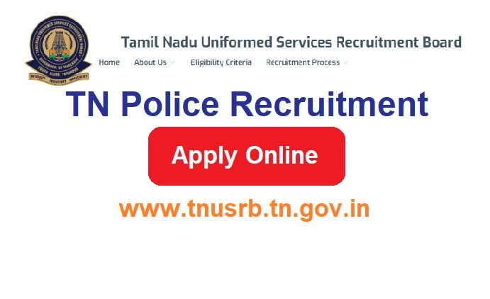 TN Police Recruitment 2023 Apply For 1760 Post www.tnusrb.tn.gov.in
