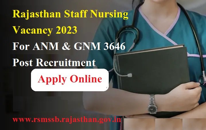 nursing jobs in rajasthan govt